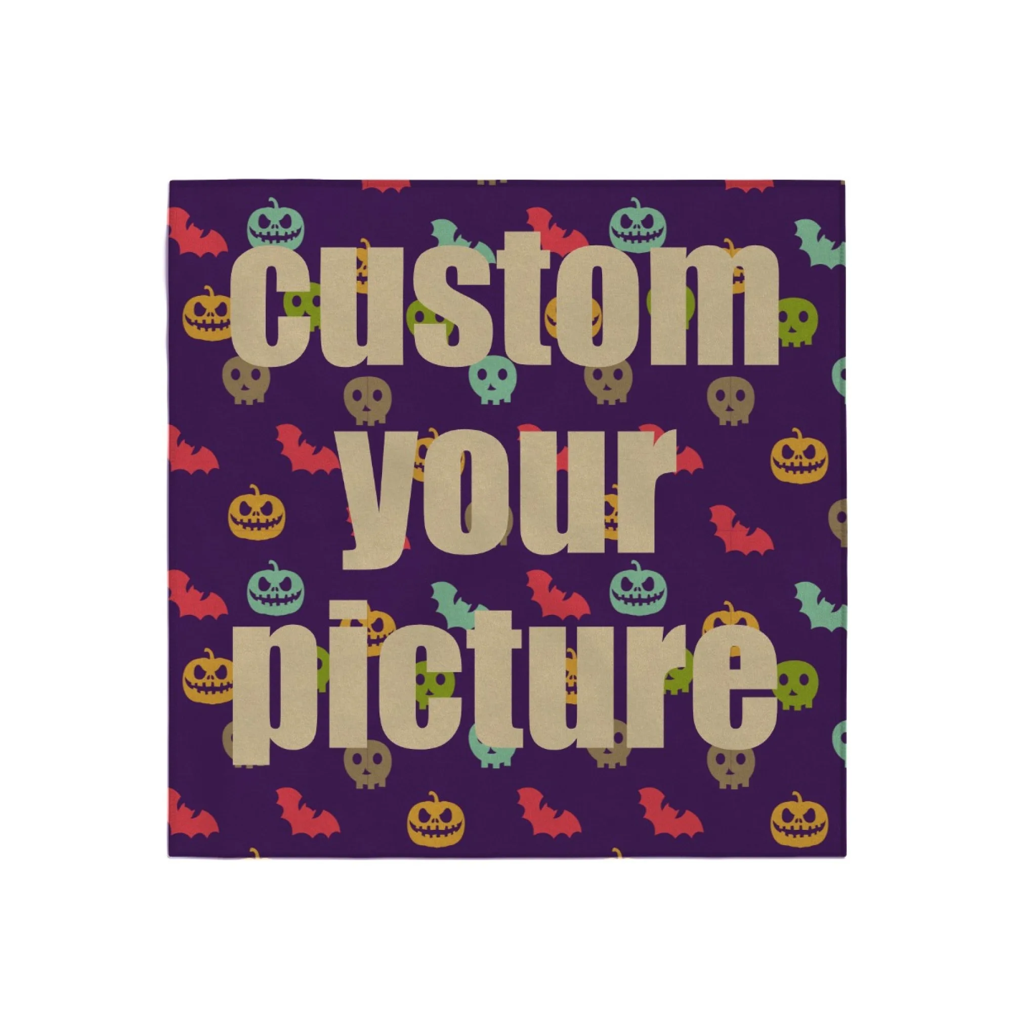 

5pcs Custom Silk Scarf Personalized with Your Photo Luxury Gift for Women