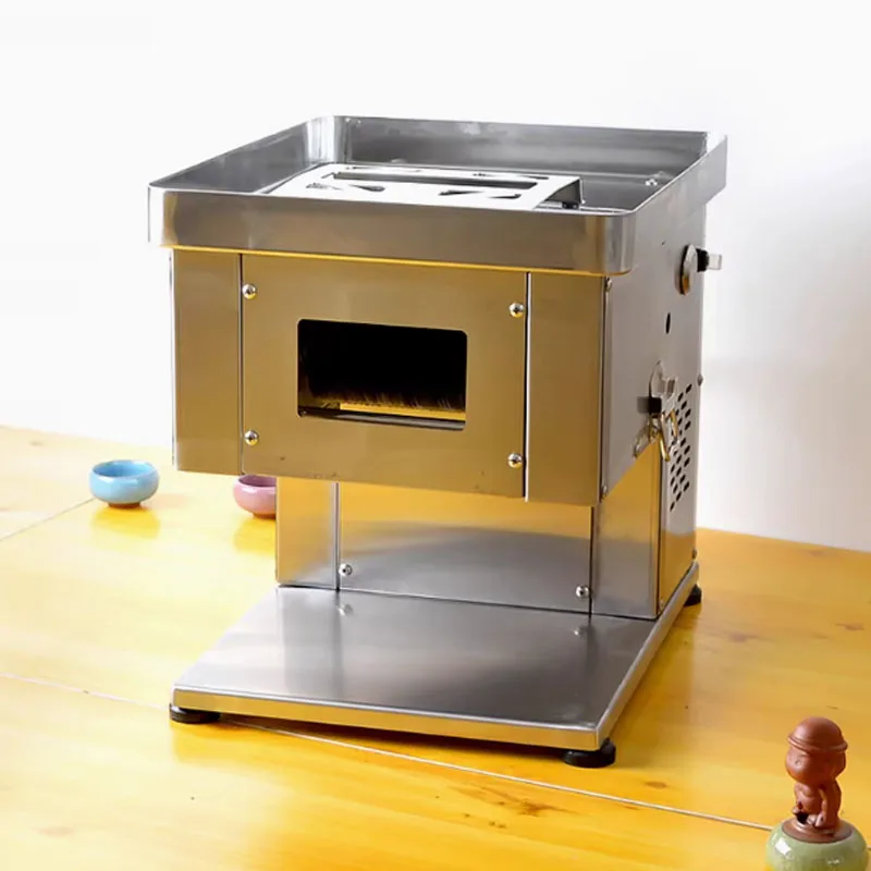 

LXT Desktop Stainless Steel Meat Slicer 1100W Commercial Multi-Function Cutting Machine Electric High Power Slice Cutter