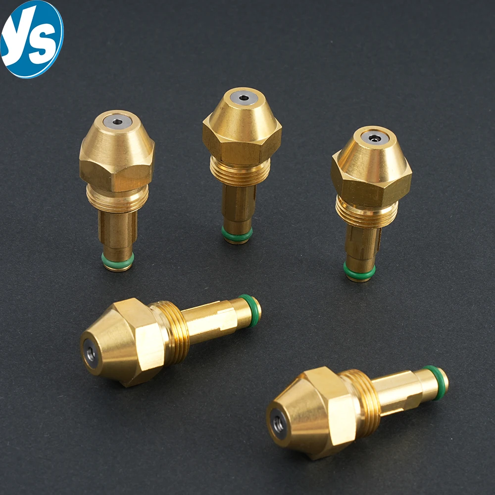 10pcs Waste Oil Burner Nozzle, Mist Nozzle, Air Atomizing Nozzle, Oil Burner Jet, Siphon, Full Cone Injector