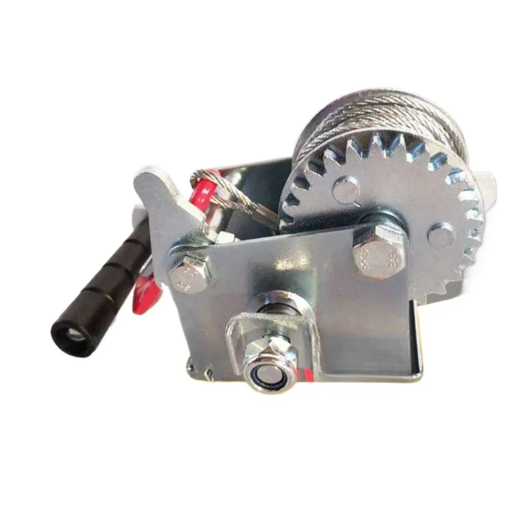 

Small lifting winch towing hand cranked household crane