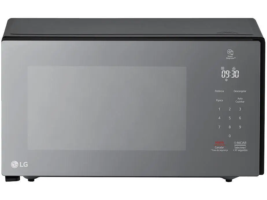 LG 30L Mirrored Microwave Solo NeoChef MS3094NR.FBKFLGZ - 220V