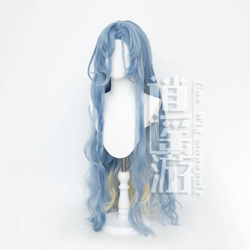 Reverse: 1999 37 Cosplay Wig Simulation Scalp Top Two-tone Curly Hair Halloween Gift