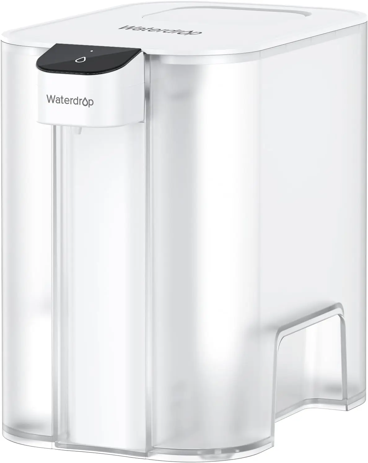 

27-Cup Electric Water Filter Dispenser, 200-Gallon Rechargeable, NSF/ANSI 42/53/401/372, Reduces PFAS, Lead, Chlorine, White