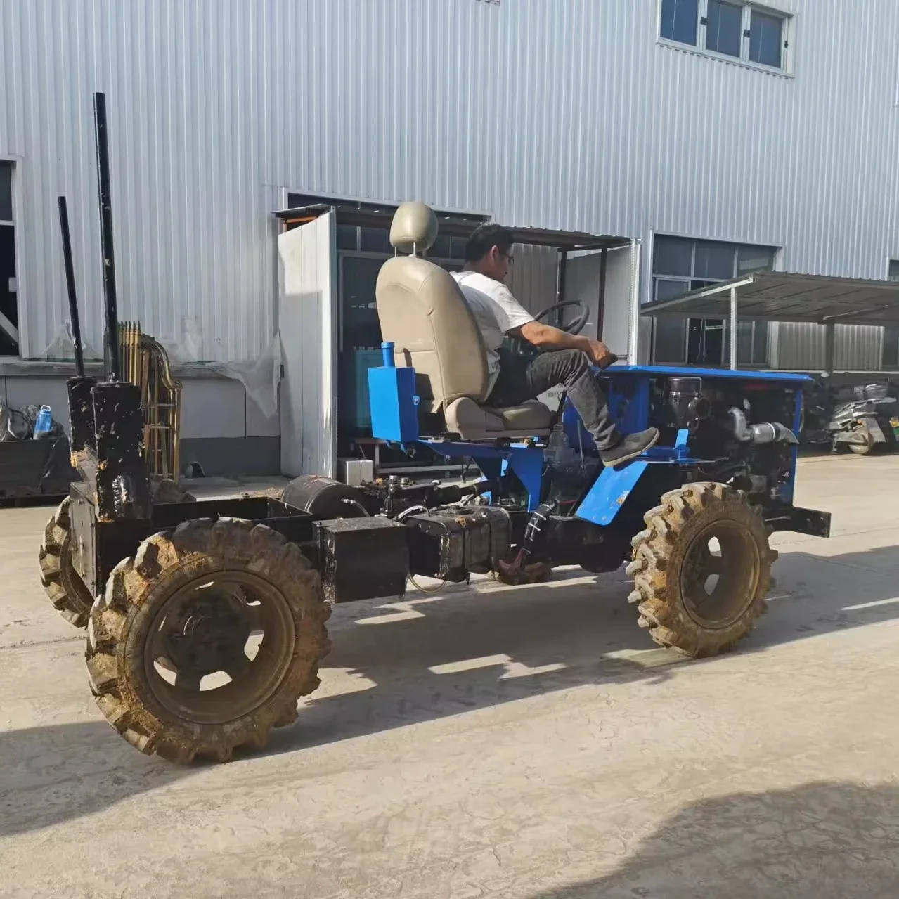 Modelo De Caminhão De Bambu De Madeira, All Wheel Drive, 4-Ton