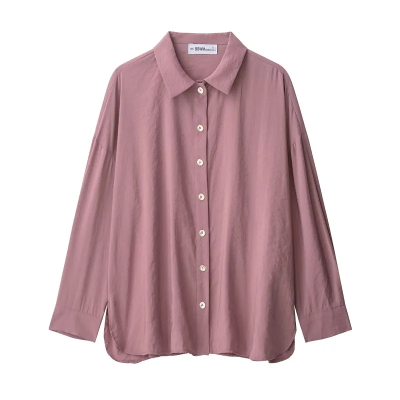 HipSeam Damen-Hosen-Sets mit hoher Taille, 2-teilig, langärmelig, Knopfleiste, weiches Hemd, fließende Hose mit weitem Bein und Gürtel, Damen-Outfit