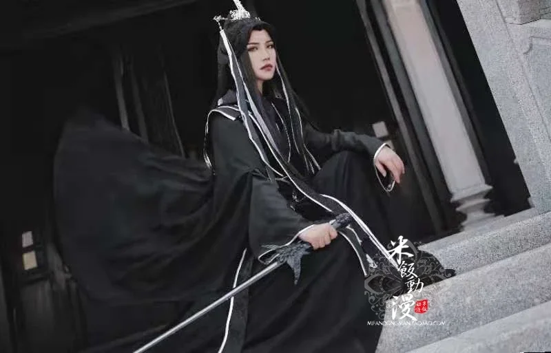 Cos Ancient Costume Lovely Heart, Xie Lian, Black Water, He Xuanmo, Burning Cos, Serving Heavenly Officials, Ancient Style,