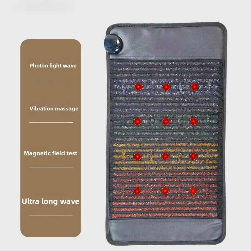 PEMF Mat Red Light Crystal Magnetic Therapy Massage Mattress Health Care Pemf Mats with Infrared Heat