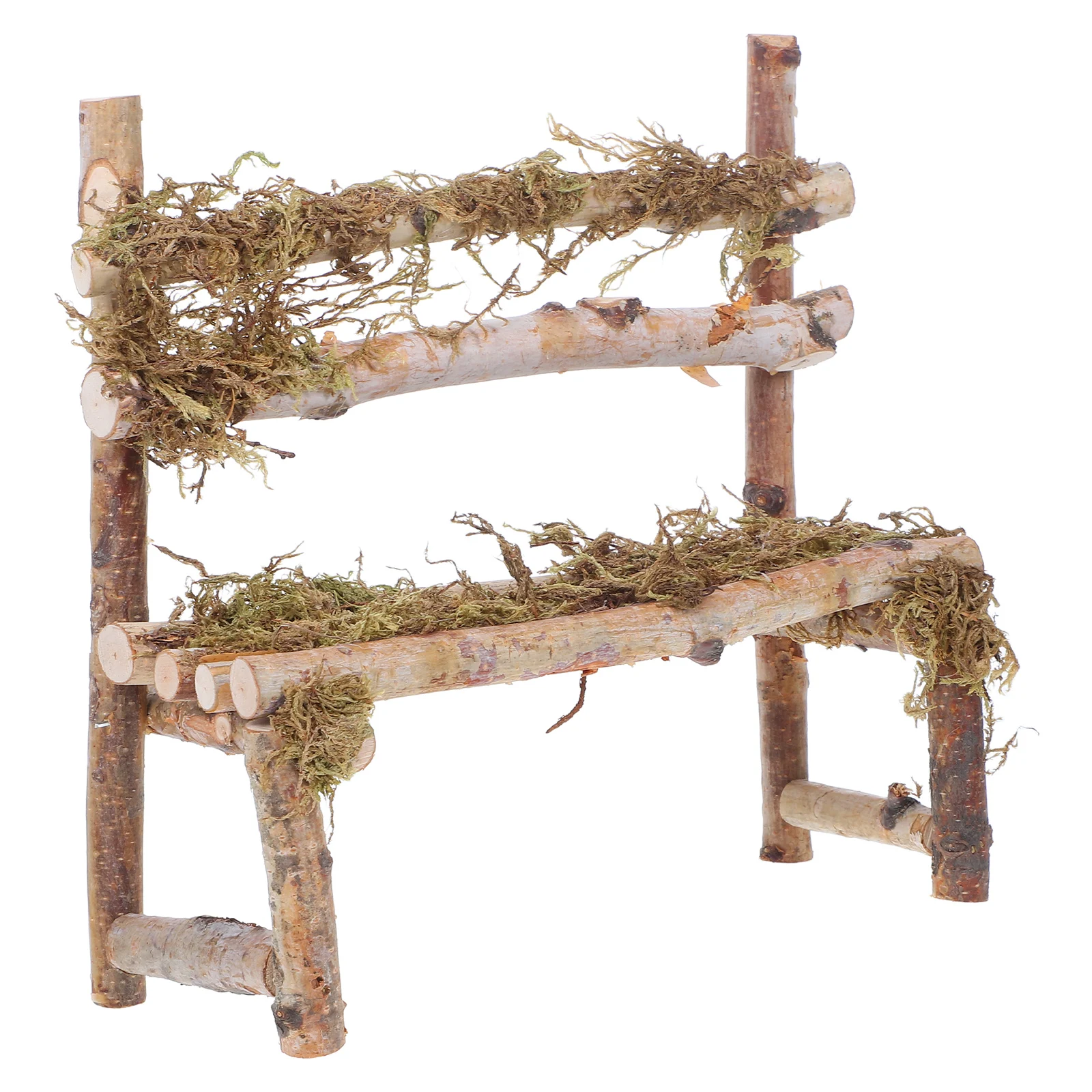 미니 나무 의자 장식품 집 거실 가구 인형 집 정원 테이블 장식 소품