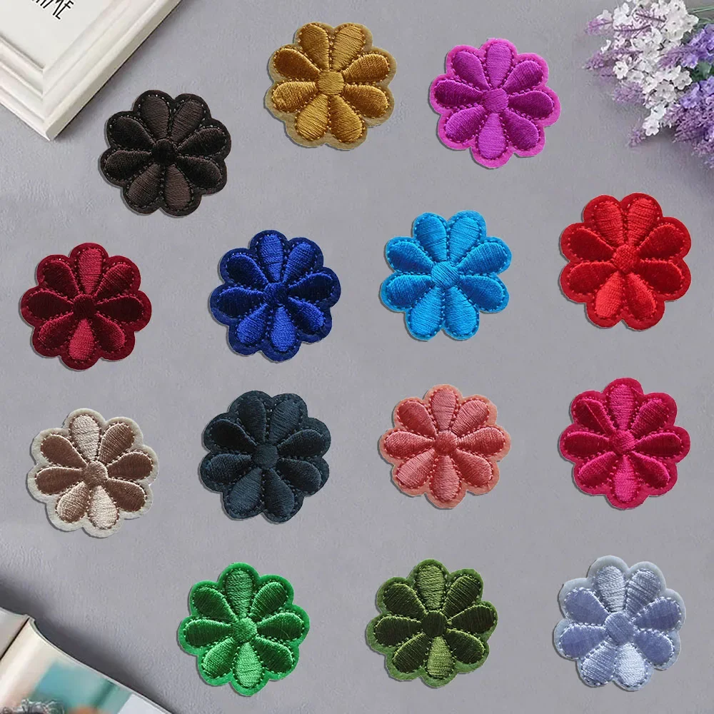 Single sale 1 pcs hot melt glue ironing embroidery sewing fabric patches Repair the hole matching clothing accessories