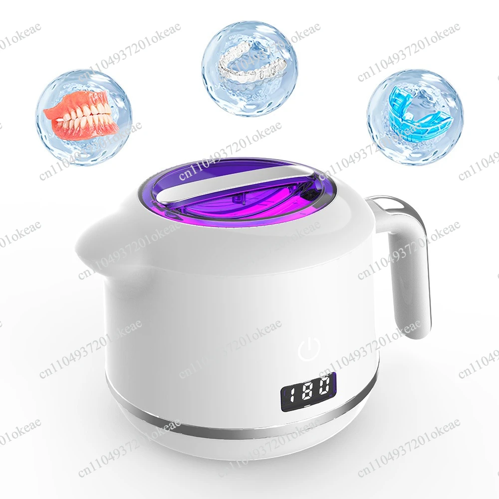 Small UV Denture and Crown Ultrasonic Cleaning Machine for Jewelry