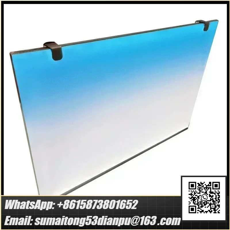 RGB Acrylic Fish Tank Backdrop Colourful Gradient Luminous APP Control Aquarium Background Decoration Can Be Customised Size