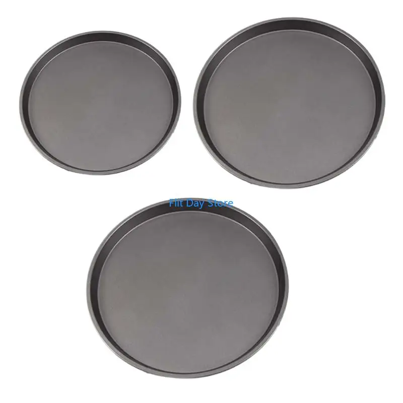 F92C 9/10/11/12-Inch Round Baking Tray Easy To Clean Non Gift for Baking Lover