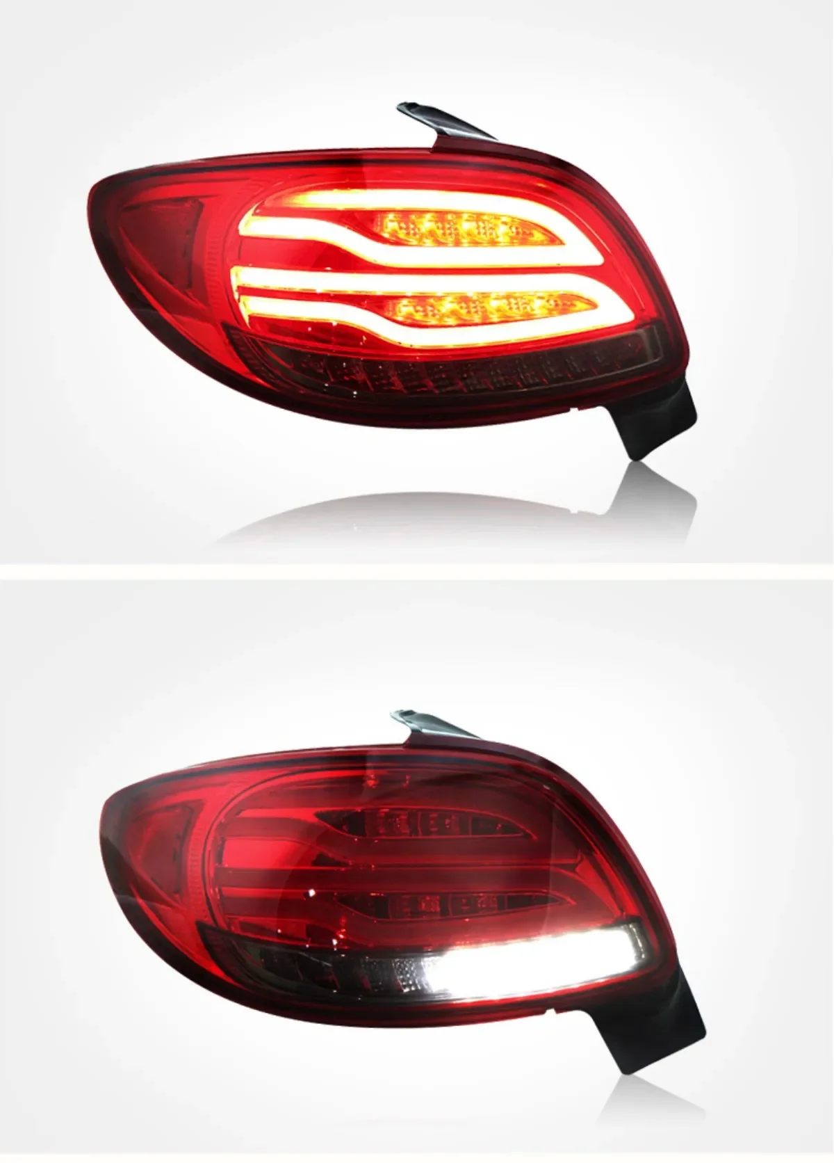 Car Rear Lamp LED Tail Light Brake Lamp Left Right Reverse light Turn signal for Peugeot 206 207