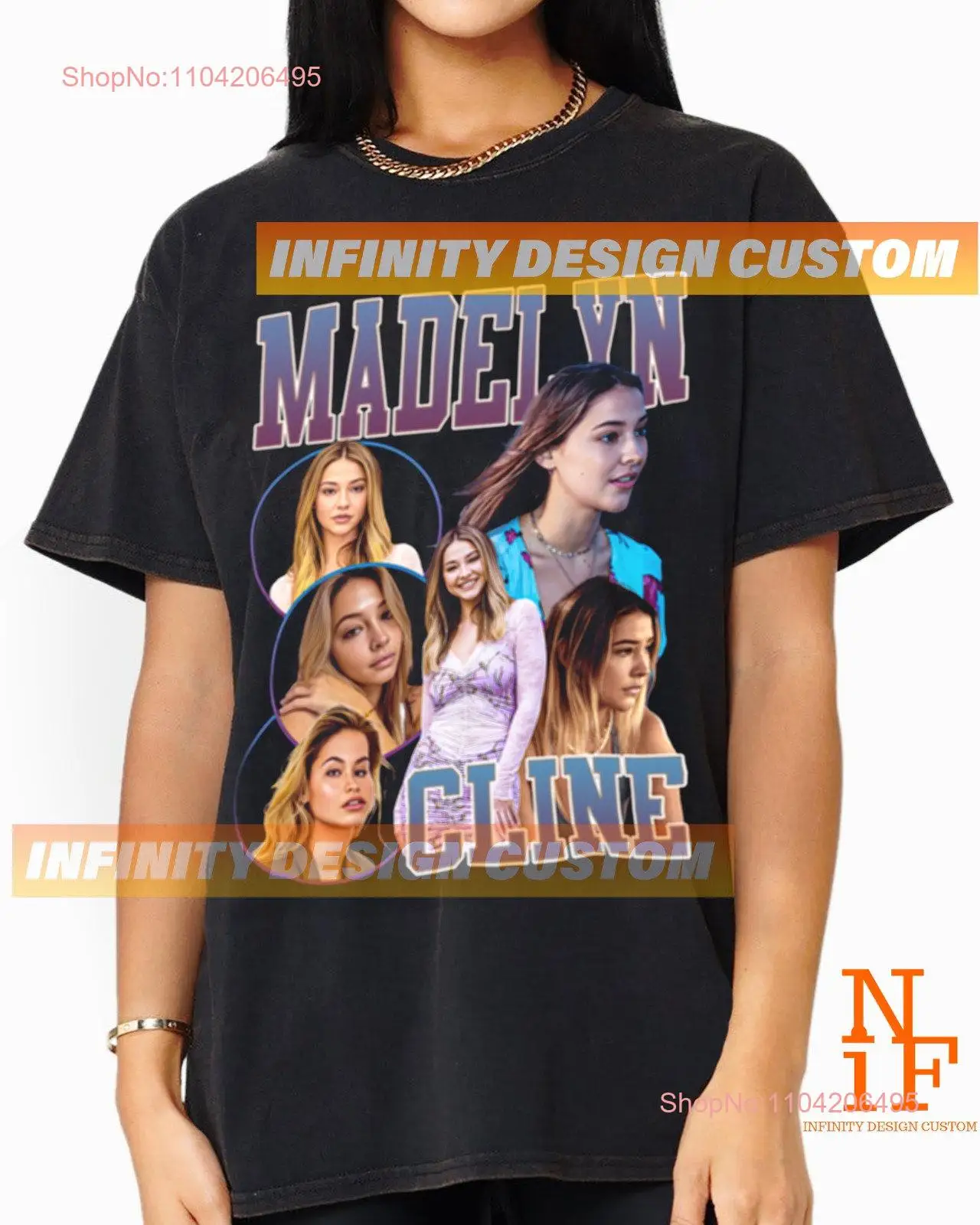 Madelyn Cline T shirt Movie Character Actress Vintage Bootleg Retro SweaT INFN73 long or short sleeves