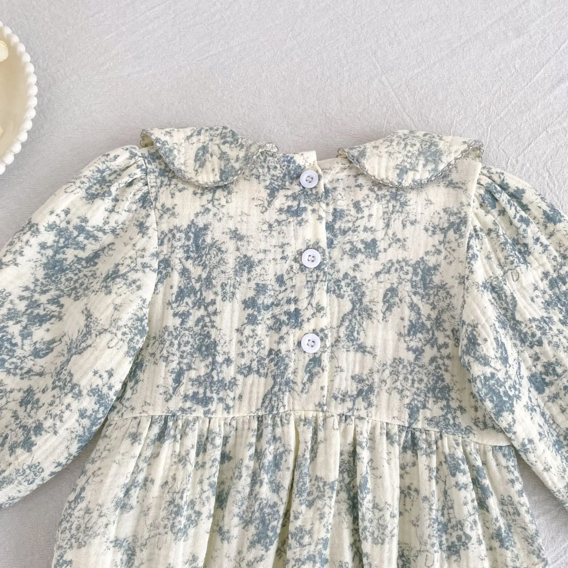 2026 Neu 0-24M Frühling Kleinkind Mädchen Strampler Langarm Baumwolle Kragen Baby Mädchen Overall Kinder Bedruckte Kleidung – Detail 8