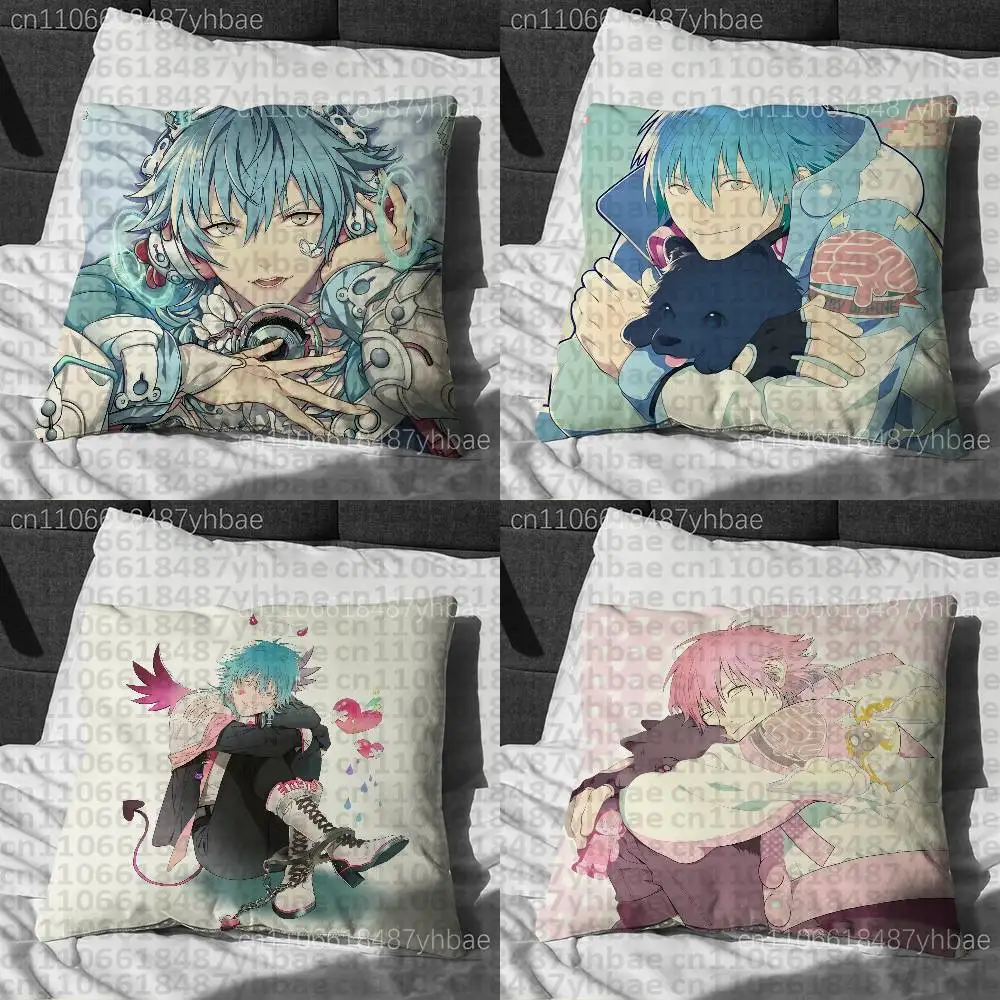 Aoba Seragaki D-DRAMAtical Murder Pillow Case Short Plush Sofa Decorative Gift Home Double-sided Printing Cushion