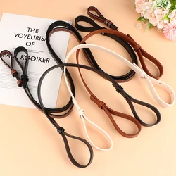 1PCS Bag Shopping PU Leather Bag Straps For Knitted Bag Extended Belt DIY Shoulder Straps Handbag Belts Bag Accessories