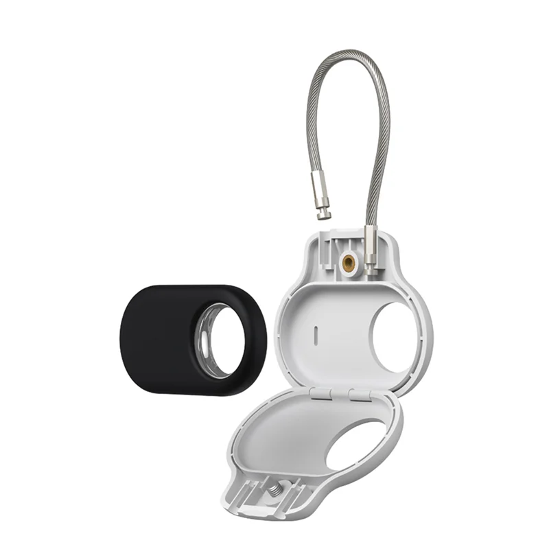 SCLS 2X สําหรับ Galaxy Smarttag 2 กรณีป้องกันผิวสําหรับ Galaxy สมาร์ทผู้ถือแท็ก Anti-Lost SHELL สีขาว