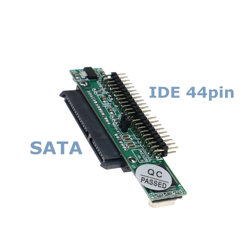 High Quality Sata to IDE 2.5 Sata Female to 2.5 inch IDE Male 44 pin port 1.5Gbs Support ATA 133 100 HDD CD DVD Adapter