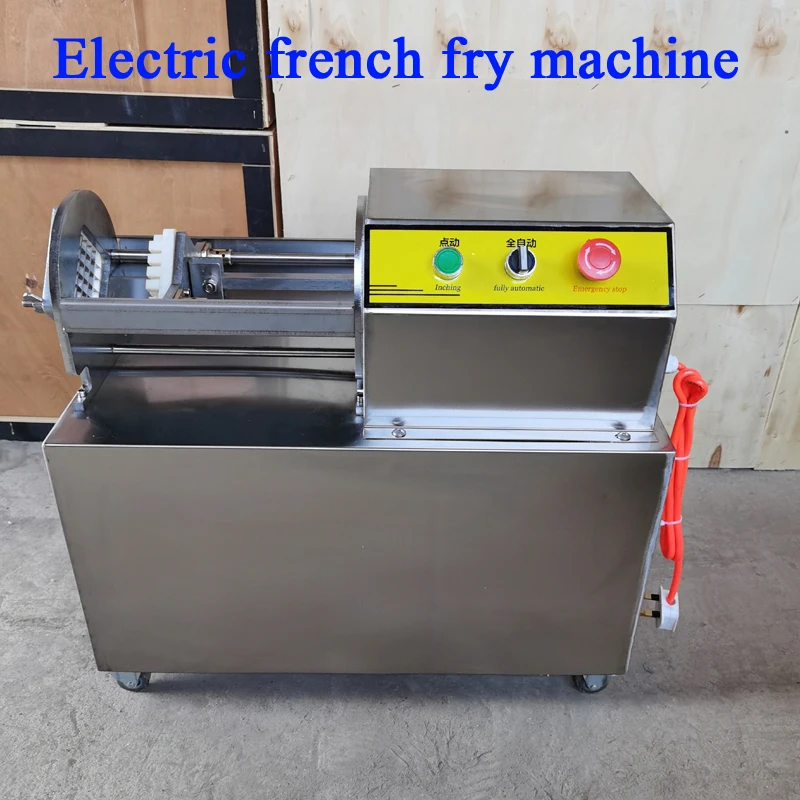 

Fruit Vegetable Fully Automatic Commercial Electric French Fries Cutting Machine Potato Cucumber Sweet