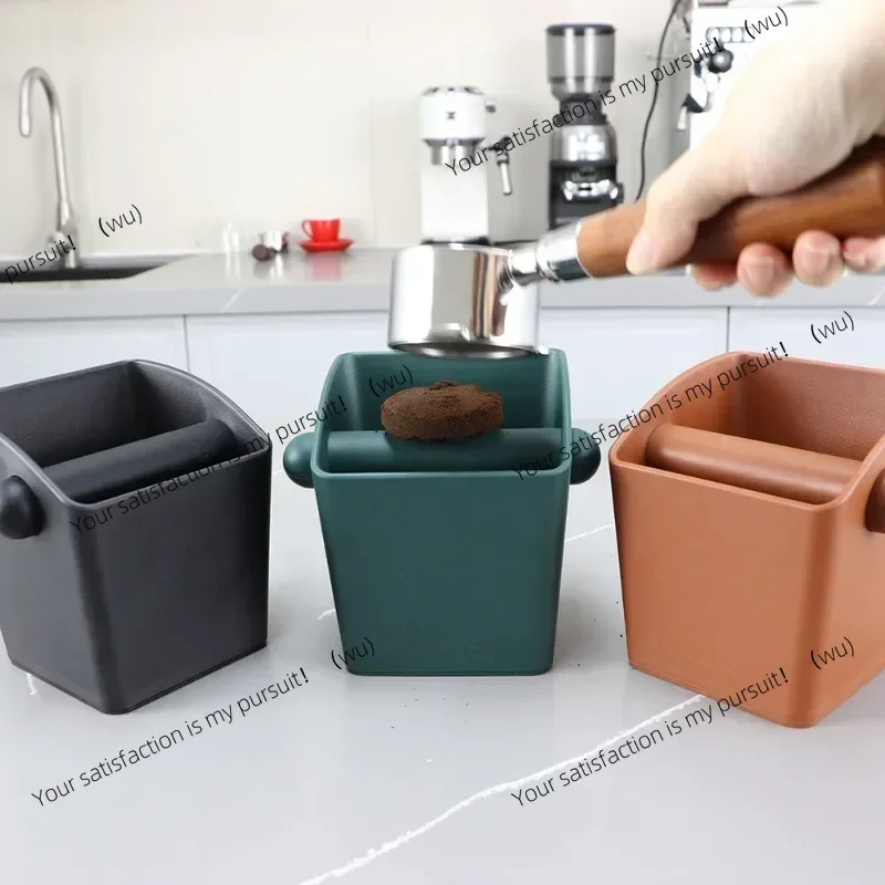 

Coffee percussion bin with cleaning brush, concentrated slag container, non-slip trash can, item waste recycling
