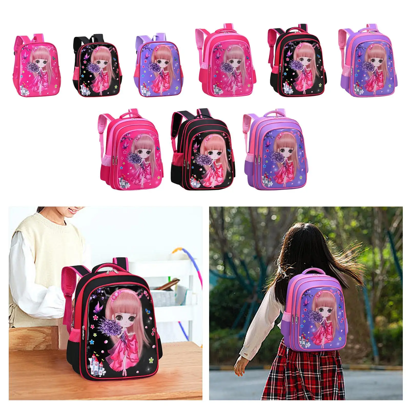 Girls Backpack Durable Stylish Girls Rucksack for Birthday Gift Party Biking