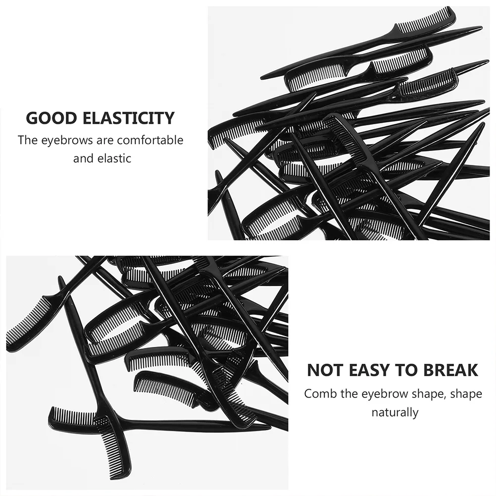 

50pcs Mini Eyebrow Brush Disposable Eyelash Comb Compact Lightweight Portable Makeup Grooming Tool For Travel