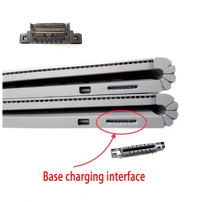 1 قطعة مقبس USB أنثى الأصلي لمايكروسوفت السطح كتاب لوحة مفاتيح الكمبيوتر المحمول شحن واجهة Foxconn 1219-007T0QS