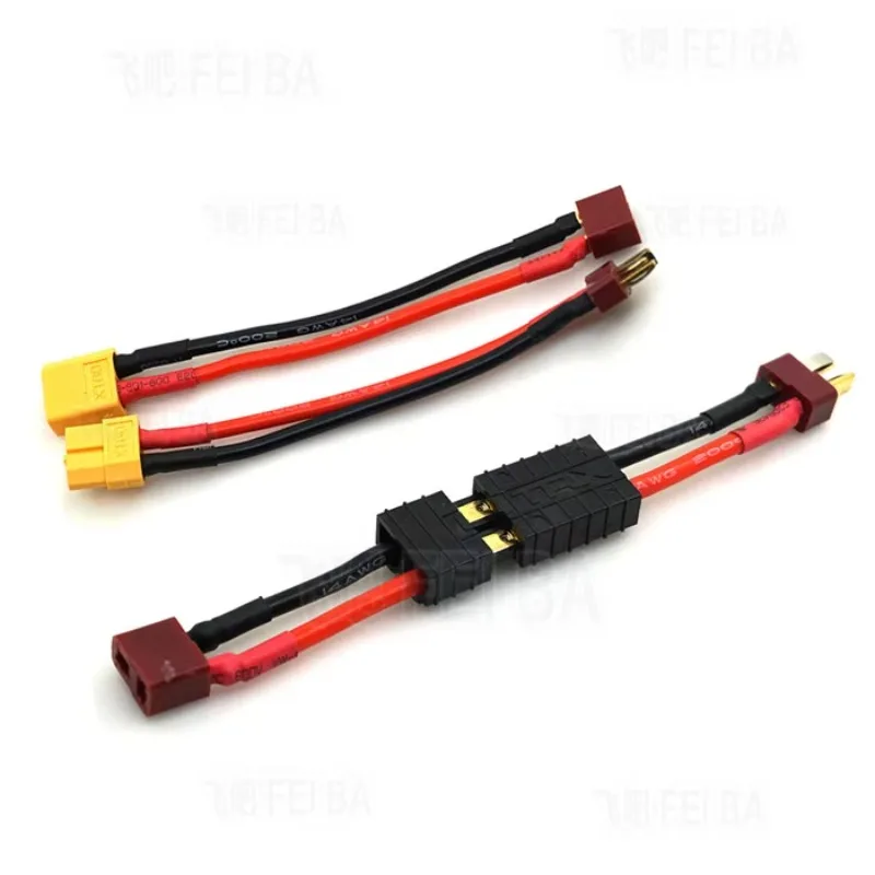 

Model Aircraft Adapter Cable T-shaped Plug To TRX XT60 Lithium Battery B6 Charger To DIY Application Accessories