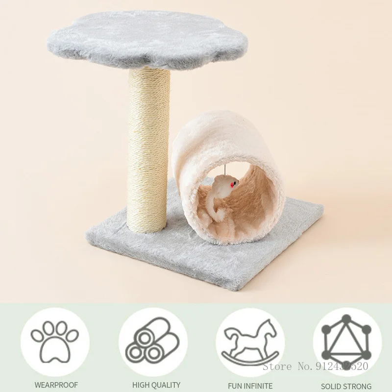 Cat Paw Climbing Column Pipe, Pet Toy, Fun, Cat jumping Platform, Cartoon Pipe, Fun