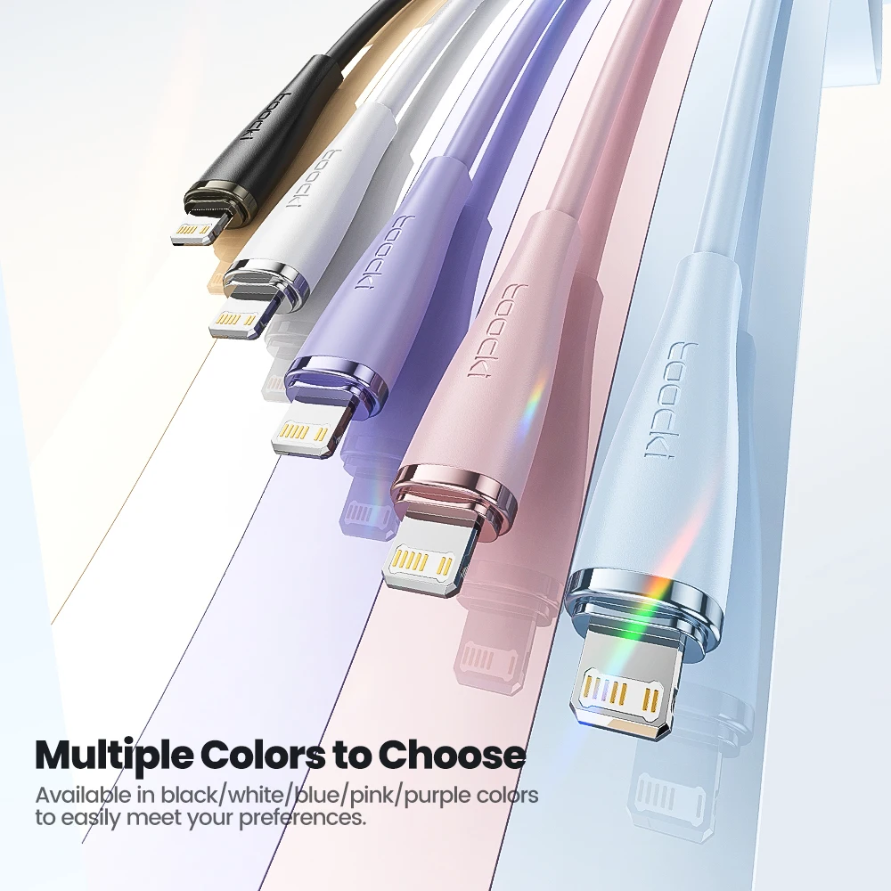 Toocki PD 20W Type C Cable For iPhone Soft TPE Type C Cable Fast Charge For iPhone 14 13 12 11 Pro Max X iPad Airpods Data Cord view 5