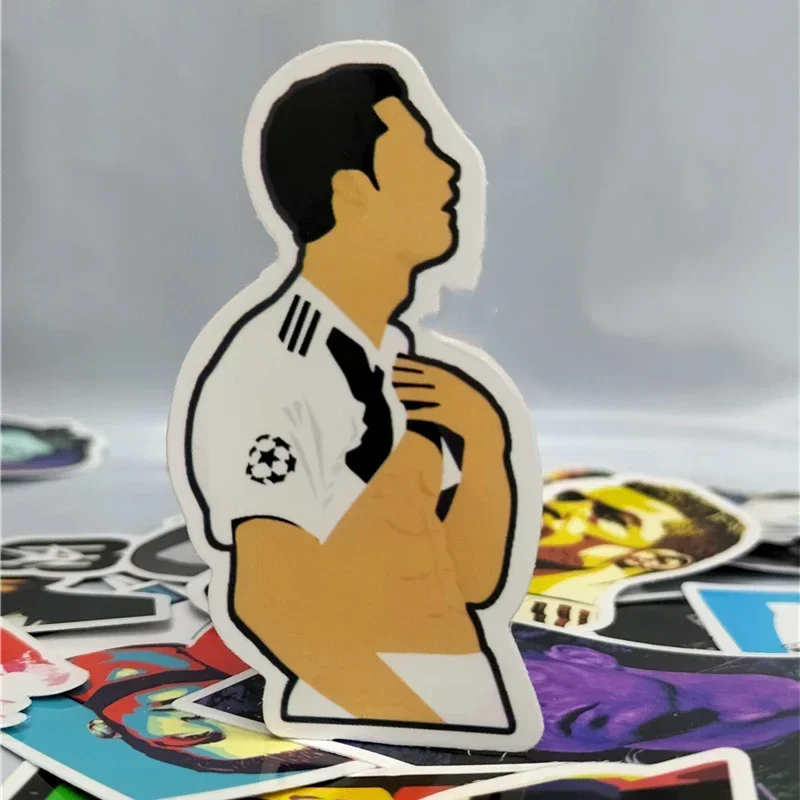 Madrid Football Cristiano Ronaldo Poster Vinyl Sticker Waterproof Luggage Bicycle Phone Laptop Wall Stickers Real High Quality