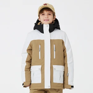 بدلة ثلجية للأطفال ، ملابس التزلج على الجليد ، ملابس رياضية خارجية ، سترة وسراويل تزلج ، أزياء أطفال ، أولاد وبنات ، -30 أعلى 12 مبيعات ملابس التزلج فتاة الرضيعة - No6