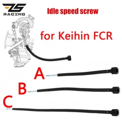 ZS Racing Motorcycle carburetor KEIHIN FCR MX idle adjuster screw cable 1034-837-2100 Idle speed screw