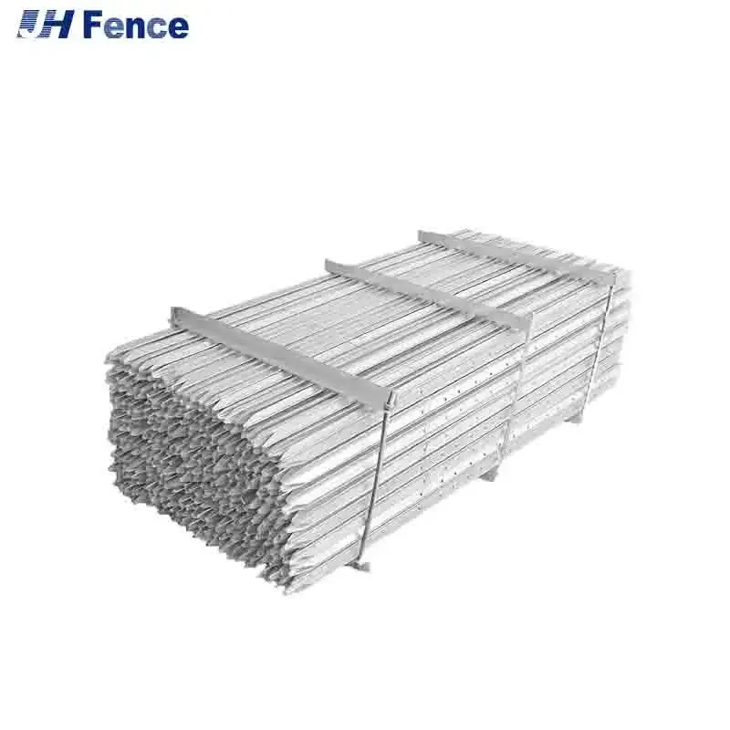 

Горячие оцинкованные стойки DIP, 6 футов, устойчивые, 1,25 фунта на нижнюю плату, оцинкованные Т-образные стойки с шипами, металлические Т-образные стойки от 4 до 9 футов