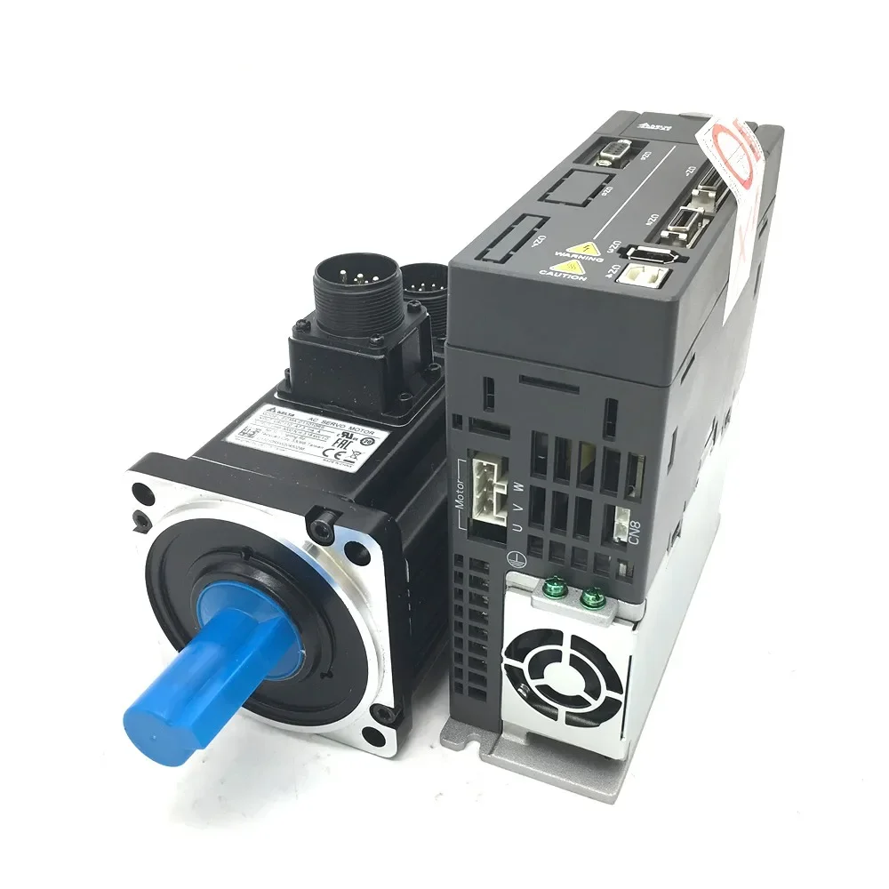 Delta A2 1KW 3.18NM Kit ASD-A2-1021-L ECMA-C11010RS ECMA-C11010SS Brake AC Servo Motor Driver 220V 1PH/3PH 1000W 100mm 7.3A