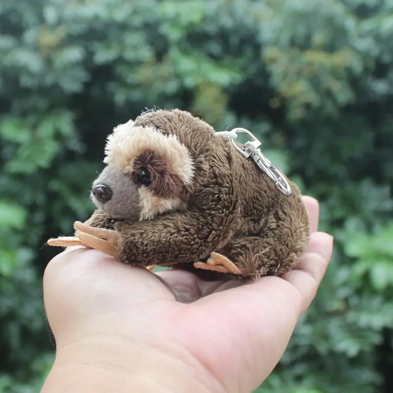

Lifelike Sloth Bradypod small pendant Cute Emulational Animal Soft Stuffed Doll Plush Toy Girl Boy Birthday Christmas Gift 1pc