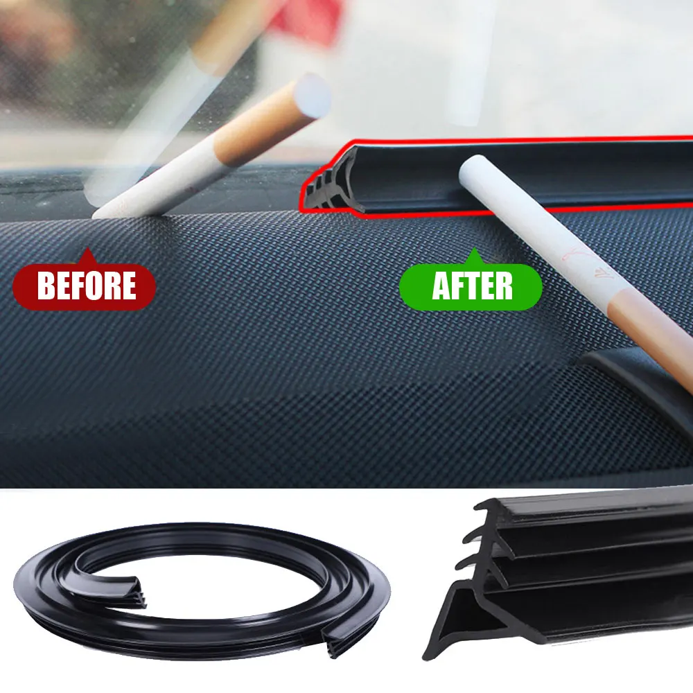 1pc Car Center Console Gap Filling Strip Car Instrument Panel Sealing Strip Car Dashboard Noise Reduction Strip Auto Accessories