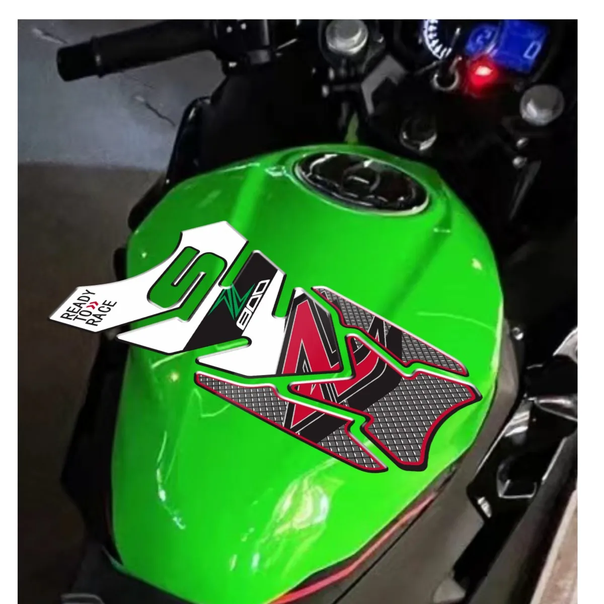 3D Motorcycle Fuel Tank Cap Pad Protector Stickers Decals For KAWASAKI Z800 Z 800