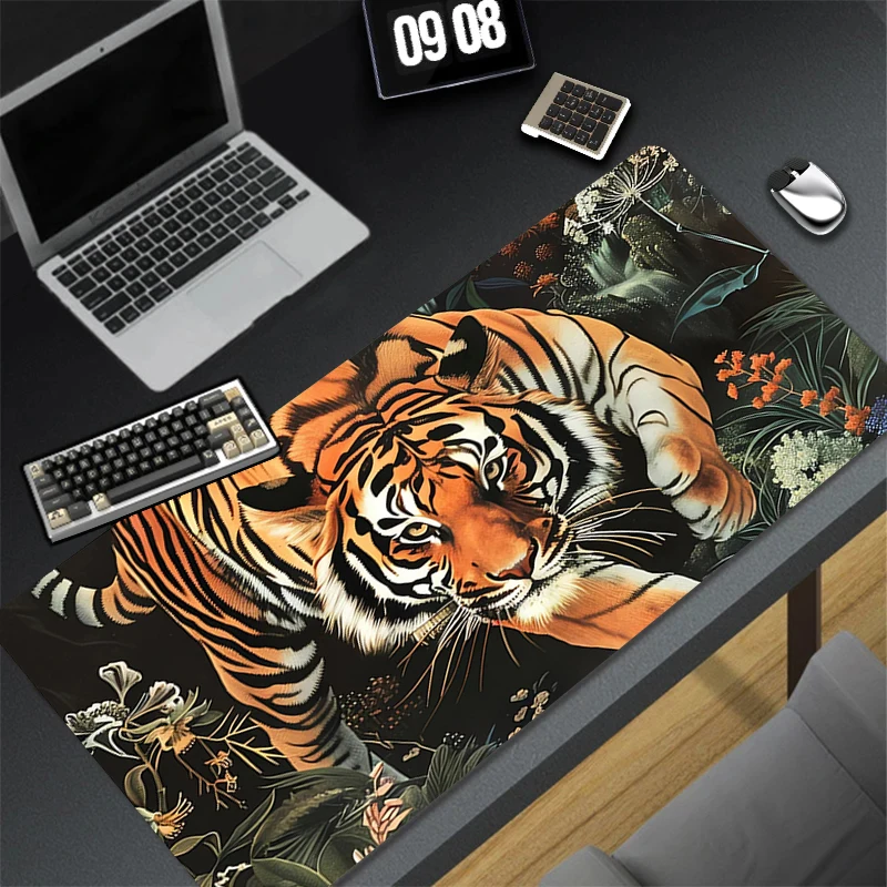 

Mouse Pad Mini PC Desk Mat Non-Slip Rubber Laptop Anime Playmat For Office Computer Gaming Accessories for Gamer Tiger Mousepad