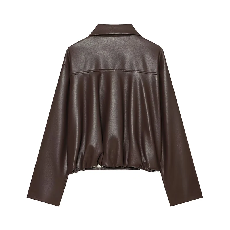 Leather Jackets Women's Autumn 2026 New Fashion Retro Slim Short Warm Women's Jackets Chic Autumn Youth Travel Street Coats