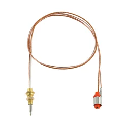 Gas Stove Burner Cooker Thermocouple Copper Replace for Fasten Type Gas Safety Magnet Unit 60cm/24Inch M6*0.75 Resistance 20mv