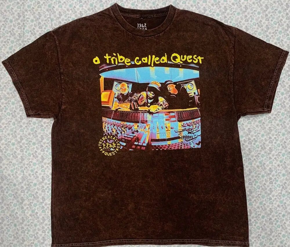 A Tribe Called Quest Studio Philcos BROWN  Tees Cotton Luxury brand vintage oversized