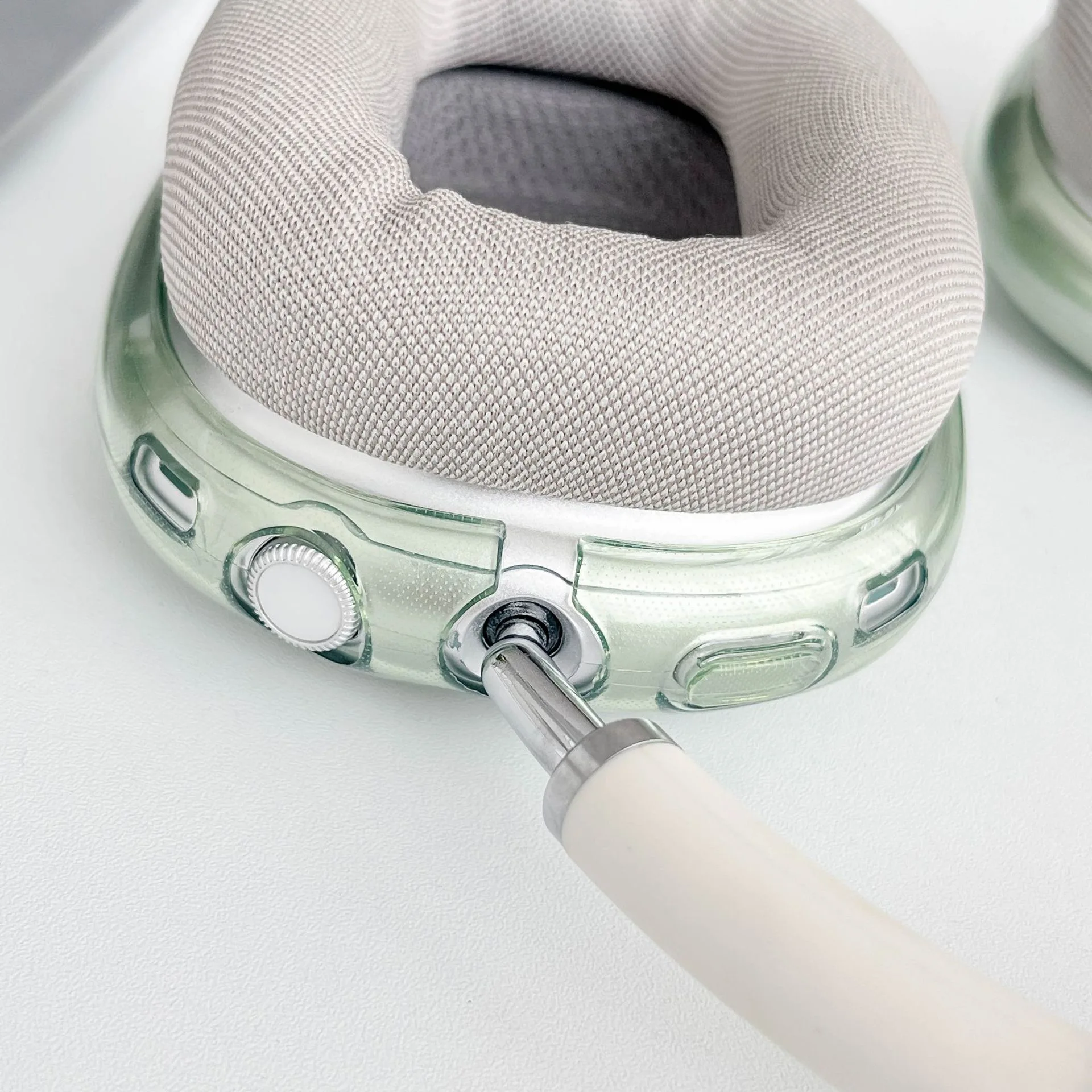 For AirPods Max Transparent Case Soft TPU Anti-Scratch Cover Sleeve Protective Cases For Apple AirPods Max Headphone Accessories