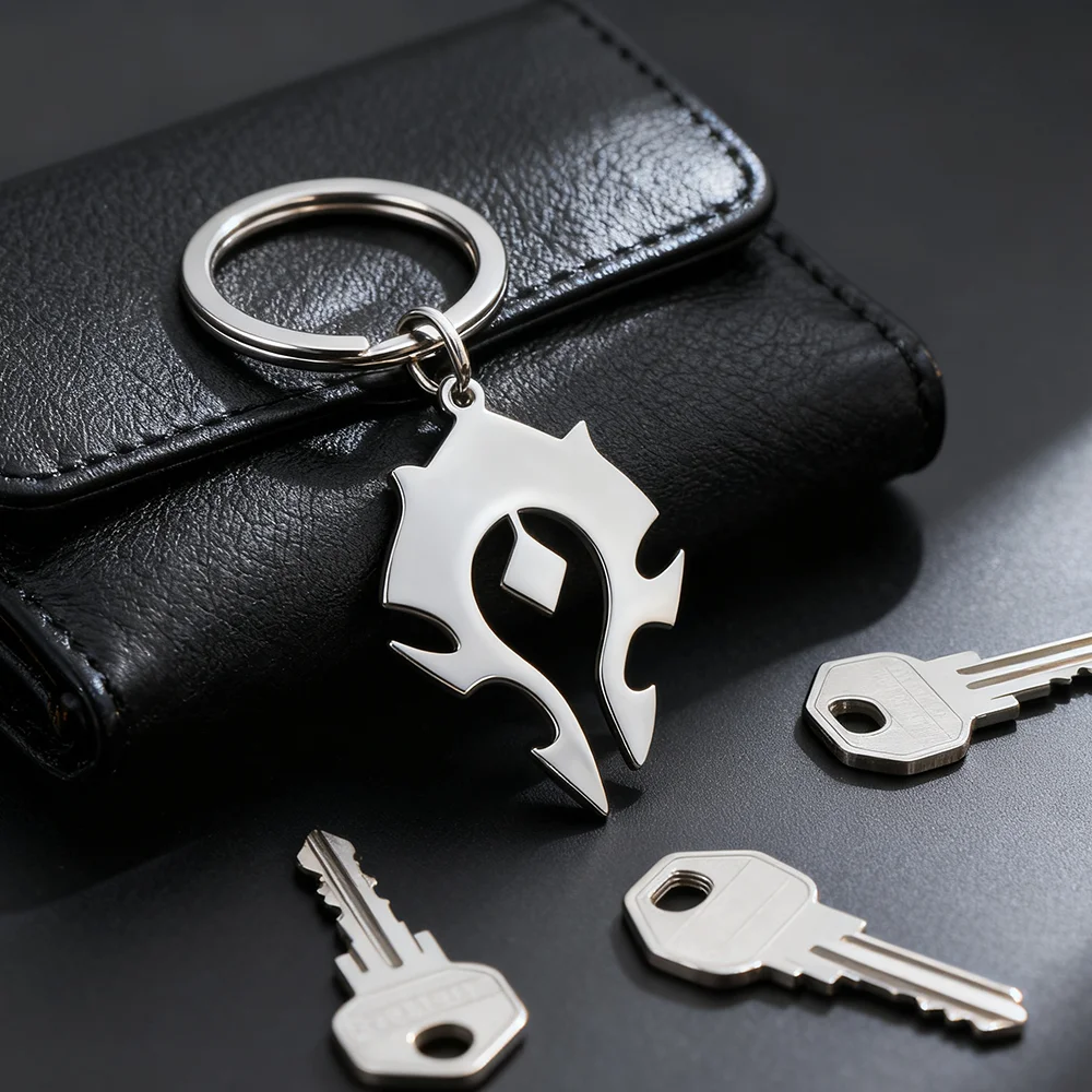 الفولاذ المقاوم للصدأ عالم حشد المفاتيح لعبة فيلم الشرير نجاح باهرة قلادة كيرينغ للنساء الرجال حقيبة الظهر الملحقات #3