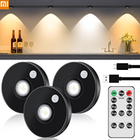 Xiaomi LED Night Light With Motion Sensor Rechargeable Portable Magnetic Wall Lamp 3 Colors Under Cabinet Lamp For Bedrrom
