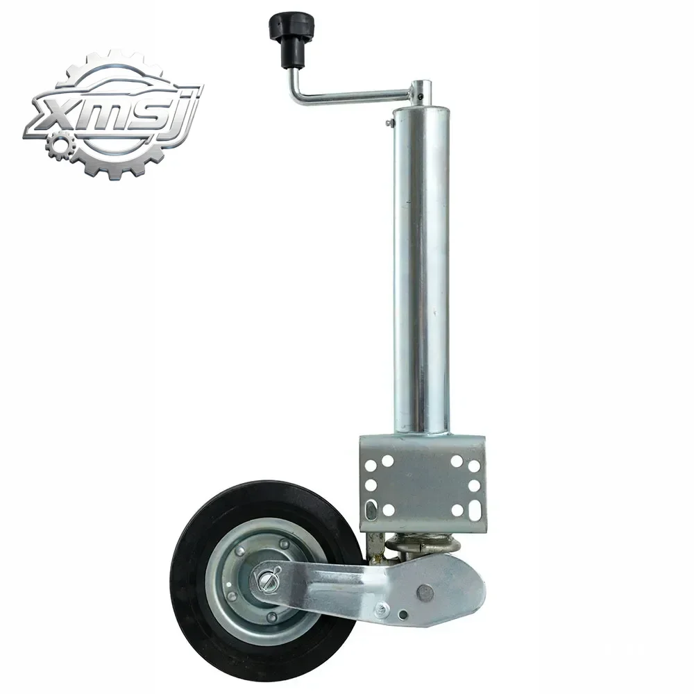 

Soporte remolque tipo europeo duraro con rueda apoyo y abrazara para caravana, tapa tubo 48 mm, 150 kg, accesori