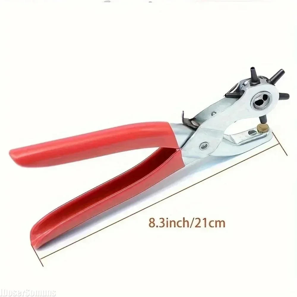 Picture 7: Punching Tool Belt Hole Puncher Crafts Tool Leather Hole Punch Leather Tools Puncher Carbon Steel Multifunctional Ordinary Belt