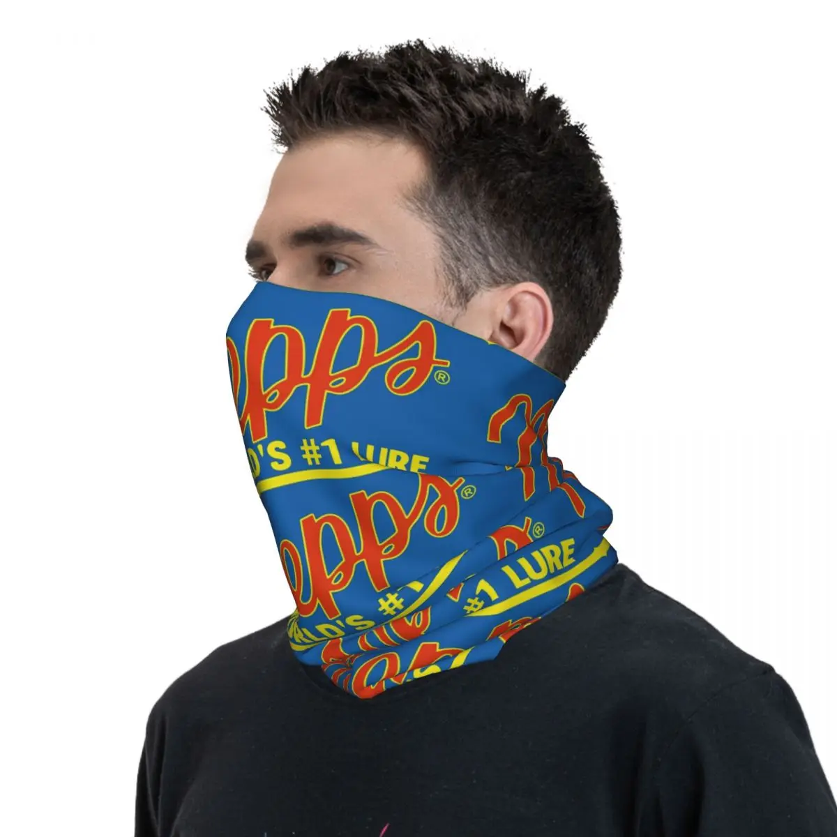 Mepps World's #1 Lure Pocket Bandana Neck Cover Printed Mask Scarf Multi-use Headwear Riding Unisex Adult All Season