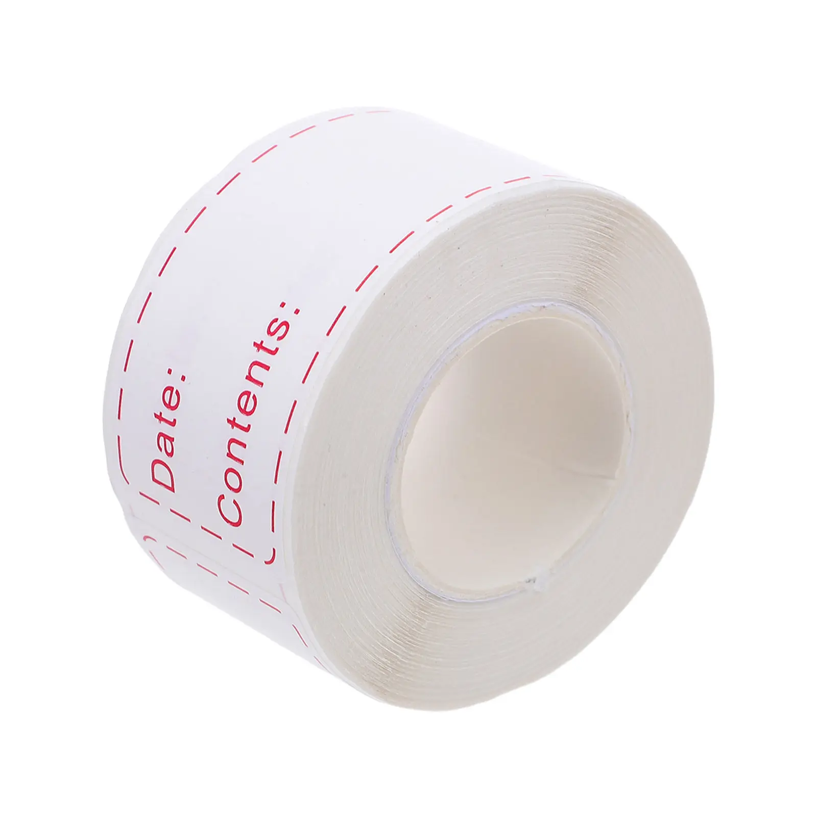 

1 Roll Food Storage Labels Removable Date Content Label Stickers Kitchen Fridge Reminder Labels for Home Restaurant Bar
